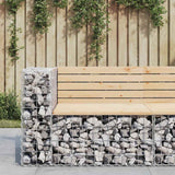 Vidaxl tuinbank schanskorfontwerp 92x71x65,5 cm massief grenenhout