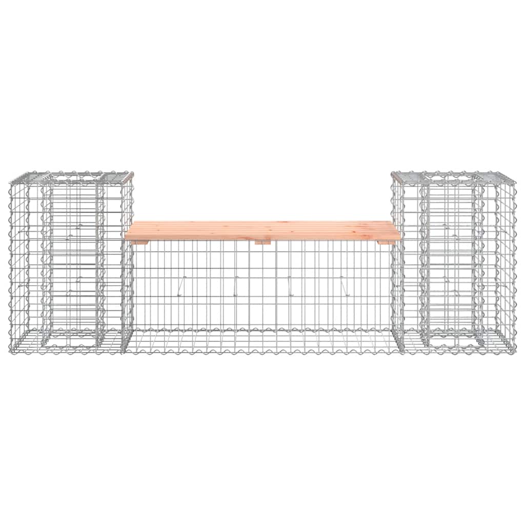 Vidaxl tuinbank schanskorfontwerp 183x41x60,5 cm massief douglashout