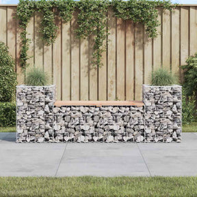 Vidaxl tuinbank schanskorfontwerp 183x41x60,5 cm massief douglashout