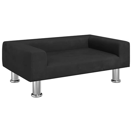 Vidaxl kinderbank 70x45x26,5 cm fluweel zwart