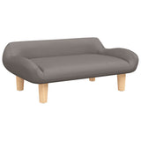 Vidaxl kinderbank 70x40x24 cm stof taupe