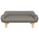 Vidaxl kinderbank 70x40x24 cm stof taupe