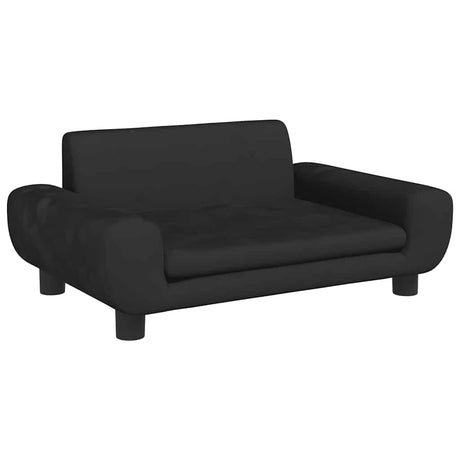 Vidaxl kinderbank 70x45x33 cm fluweel zwart