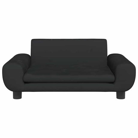 Vidaxl kinderbank 70x45x33 cm fluweel zwart