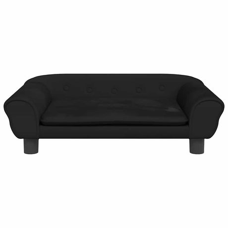 Vidaxl kinderbank 70x45x26 cm fluweel zwart