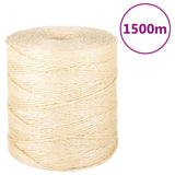 Vidaxxl-Seil 2 mm 1500 m 100 % Sisal