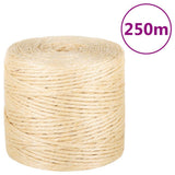 VIDAXL -Seil 4 mm 250 m 100% Sisal