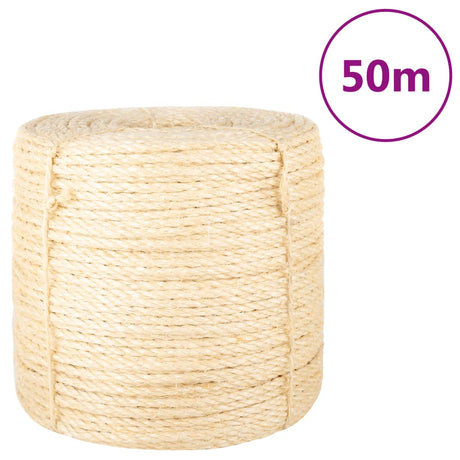 Vidaxxl-Seil 6 mm 50 m 100 % Sisal