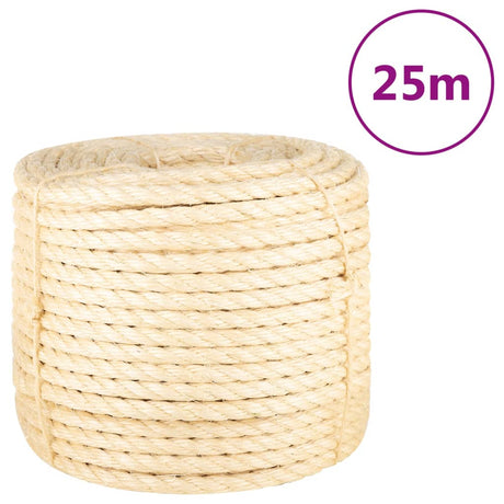 Vidaxxl-Seil 14 mm 25 m 100 % Sisal