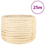 Vidaxxl-Seil 20 mm 25 m 100 % Sisal