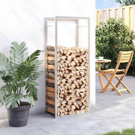 VIDAXL -Kamin 50x28x132 cm Edelstahl