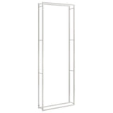 Vidaxx Kaminholzregal 110x28x312 cm Edelstahl