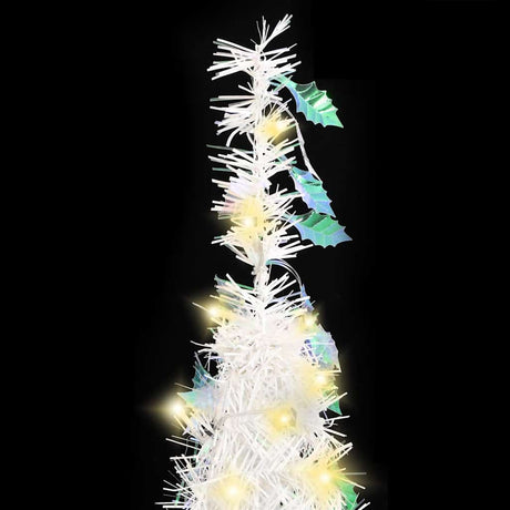 VidaXL Künstlicher Weihnachtsbaum Pop-up 100 LEDs 150 cm Weiß