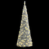 Vidaxl Kunstkerstboom Popup mit Schnee 100 LEDs 150 cm