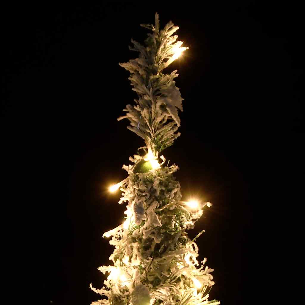 VidaXL Künstlicher Weihnachtsbaum Pop-up mit Schnee 200 LEDs 210 cm