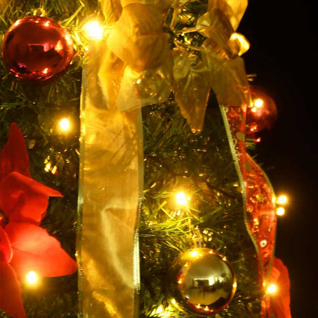 Vidaxx künstlicher Weihnachtsbaum Pop-up 50 LEDs 120 cm grün