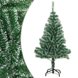 Vidaxl Kunstkerstboom mit Schnee 150 cm Grün