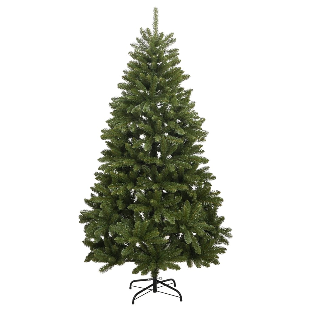 VidaXL Künstlicher Weihnachtsbaum mit Scharnieren und Standard 240 cm grün