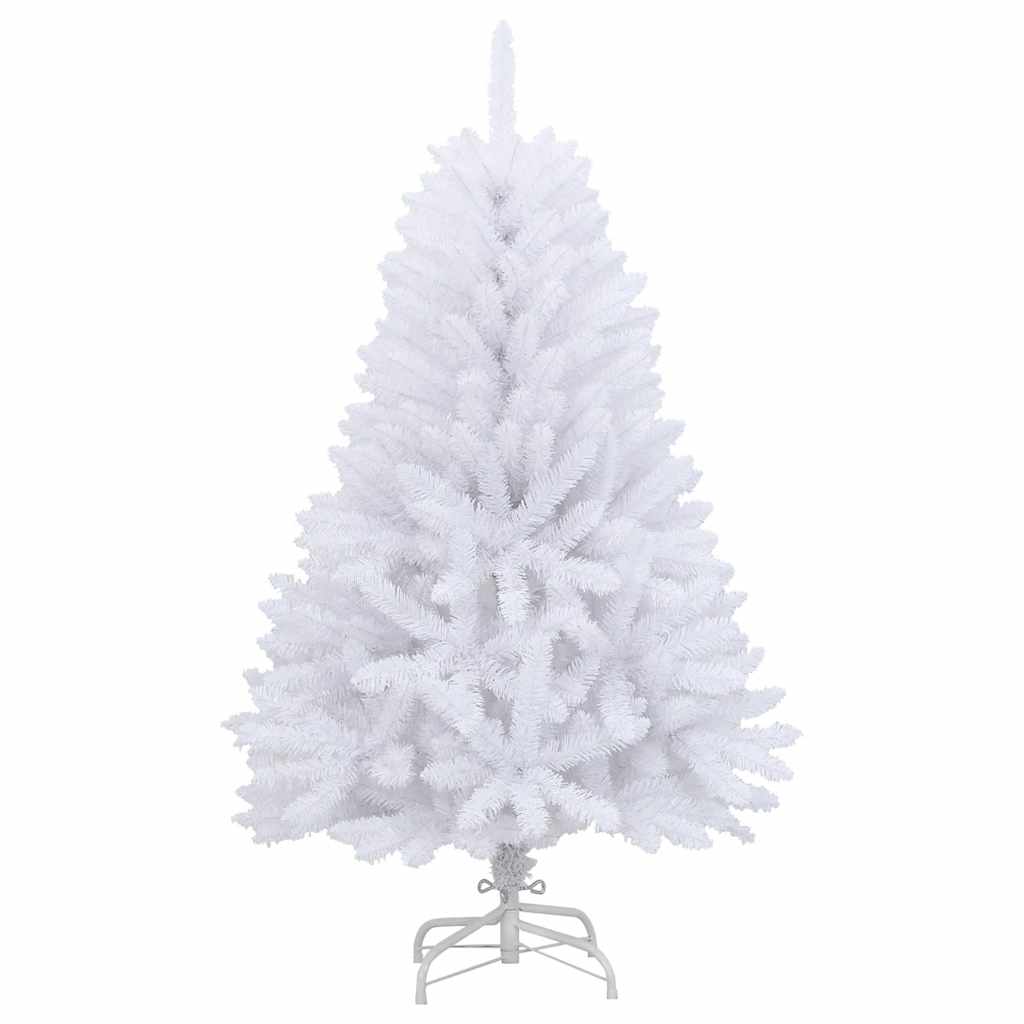 Vidaxx künstlicher Weihnachtsbaum mit Scharnieren und Ständer 120 cm weiß