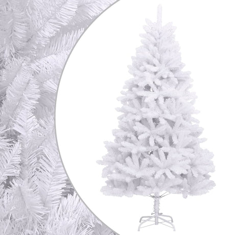VidaXL Künstlicher Weihnachtsbaum mit Scharnieren mit Ständer 300 cm weiß