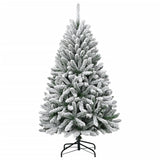 Vidaxl Kunstkerstboom mit Scharnieren und Schnee 120 cm