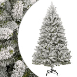 VidaXL Künstlicher Weihnachtsbaum mit Scharnieren und Schnee 180 cm
