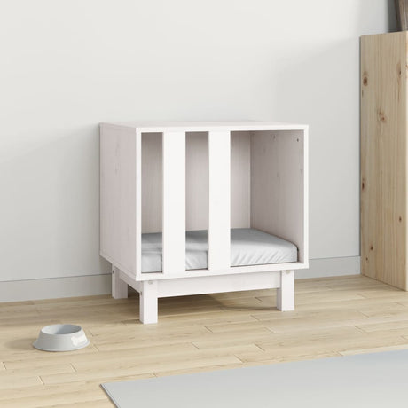 Vidaxl Dog Loft 50x40x52 cm Festkiefer weiß