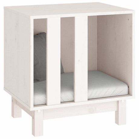 Vidaxl Dog Loft 50x40x52 cm Festkiefer weiß