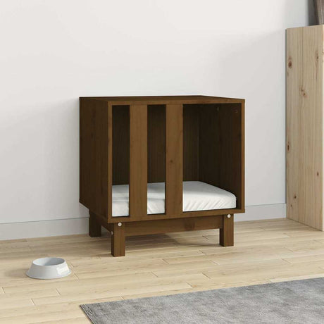 Vidaxl Dog Loft 50x40x52 cm Festkiefer Honig braun