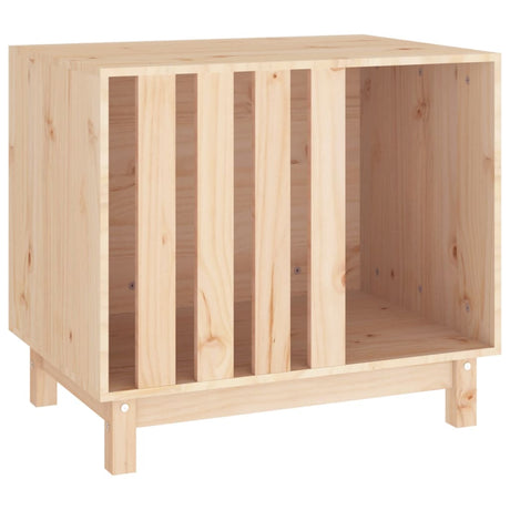 Vidaxxl Hundehütte 70x50x62 cm massives Kiefernholz
