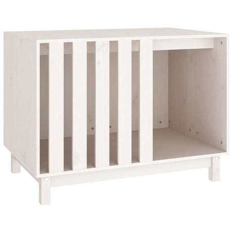 Vidaxx Hundehütte 90x60x67 cm massives Kiefernholz weiß