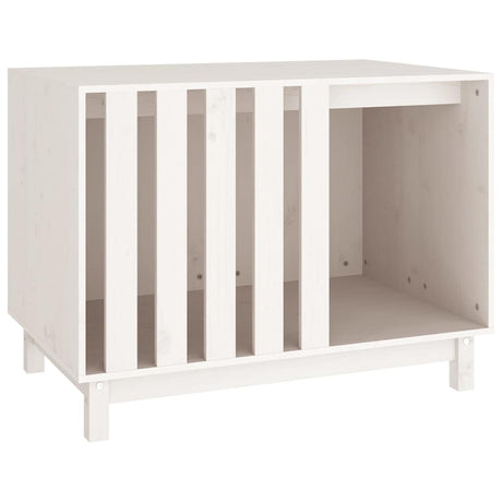 Vidaxx Hundehütte 90x60x67 cm massives Kiefernholz weiß