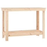 Vidaxx Werkbank 110x50x80 cm massives Kiefernholz
