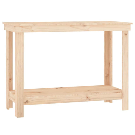 Vidaxx Werkbank 110x50x80 cm massives Kiefernholz
