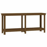 Vidaxl Workbench 180x50x80 cm Festkiefer Honigbraun