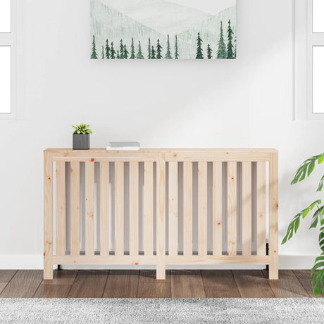 Vidaxx Heizkörperverkleidung 153x19x84 cm massives Kiefernholz