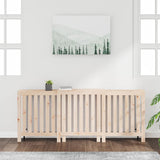 Vidaxx Heizkörperverkleidung 210x21x85 cm massives Kiefernholz