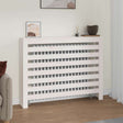 VIDAXL -Radiatorkonstruktion 108,5 x 19 x 84 cm Festkieferweiß weiß
