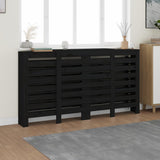 VidaXL Heizkörpergehäuse 210x21x85 cm massives Kiefernholz schwarz