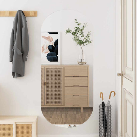 Vidaxx Wandspiegel 45x100 cm ovales Glas
