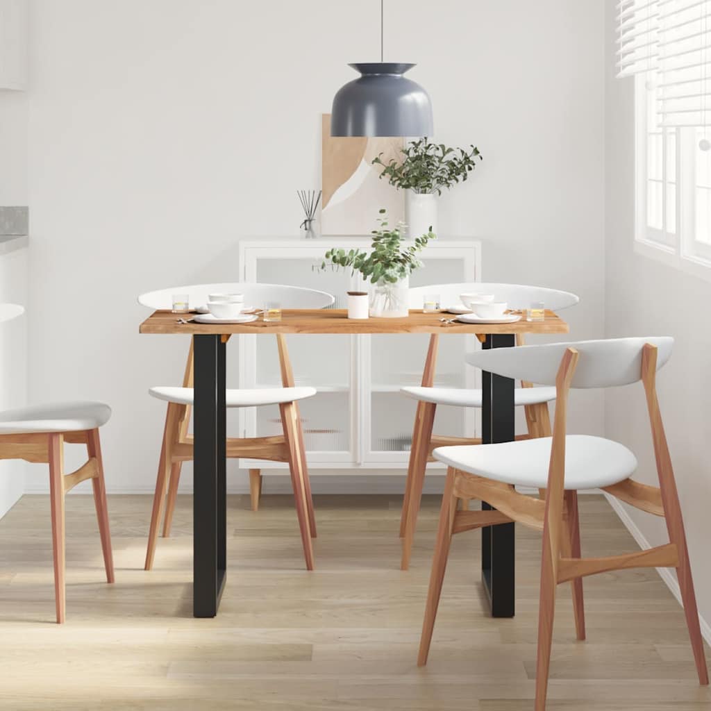 Vidaxl eettafel 110x50x76 cm massief acaciahout