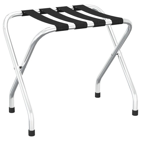 VIDAXL -Gepäckträger 56x40x49 cm Schwarz und Silber