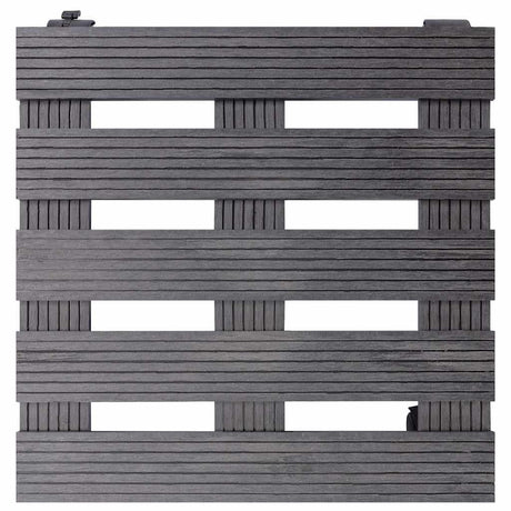 VidaXL Pflanzenwagen 4 Stk. 30x30x7,5 cm HKC grau