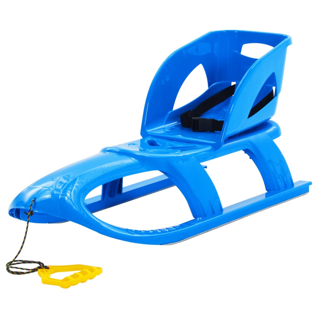 Vidaxx Schlitten mit Sitz 102,5x40x23 cm Polypropylen blau