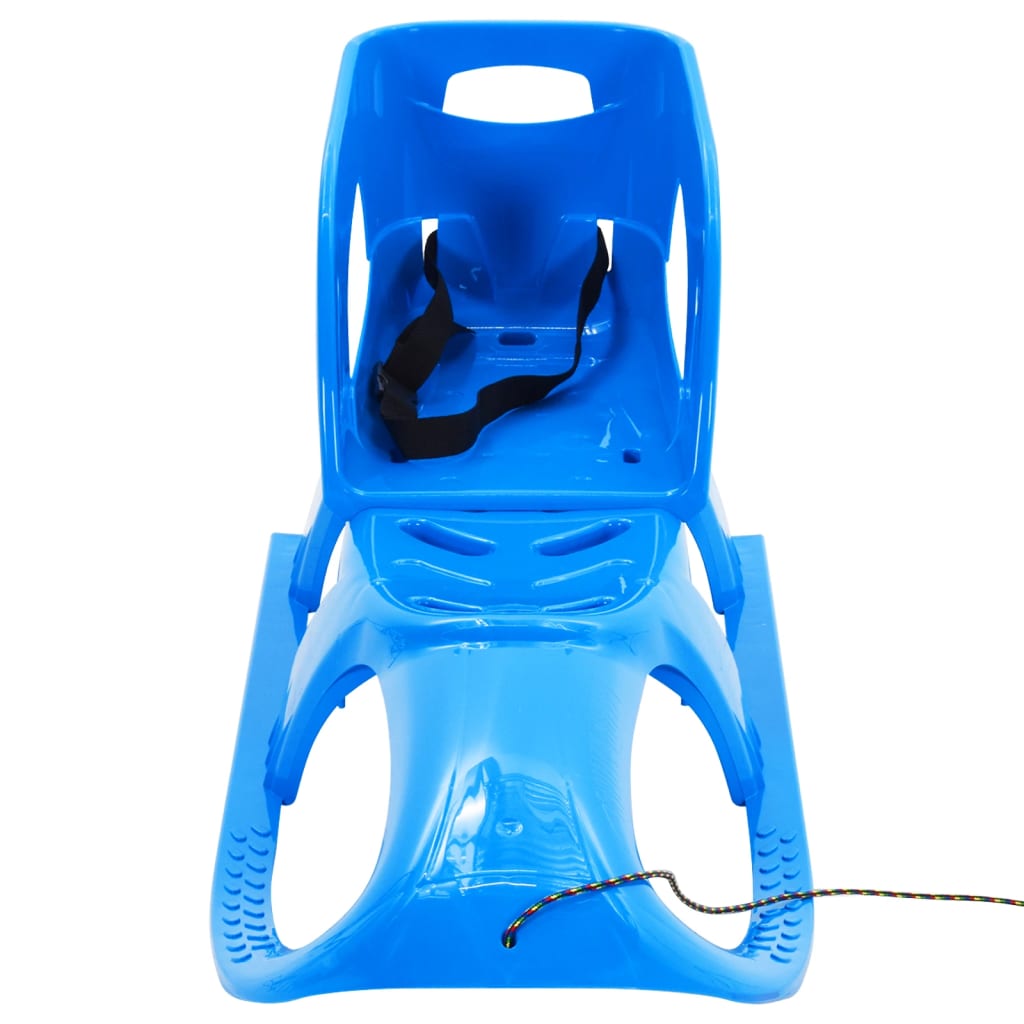 Vidaxx Schlitten mit Sitz 102,5x40x23 cm Polypropylen blau
