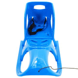 Vidaxx Schlitten mit Sitz 102,5x40x23 cm Polypropylen blau