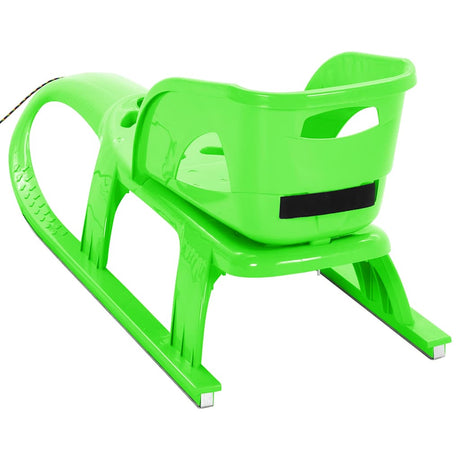 Vidaxx Schlitten mit Sitz 102,5x40x23 cm Polypropylen grün