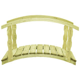 VidaXL B-Ware Gartenbrücke 170x74x105 cm imprägniertes massives Kiefernholz