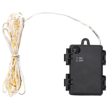 Vidaxl lichtslinger met 15 led's en ventilator 150 cm