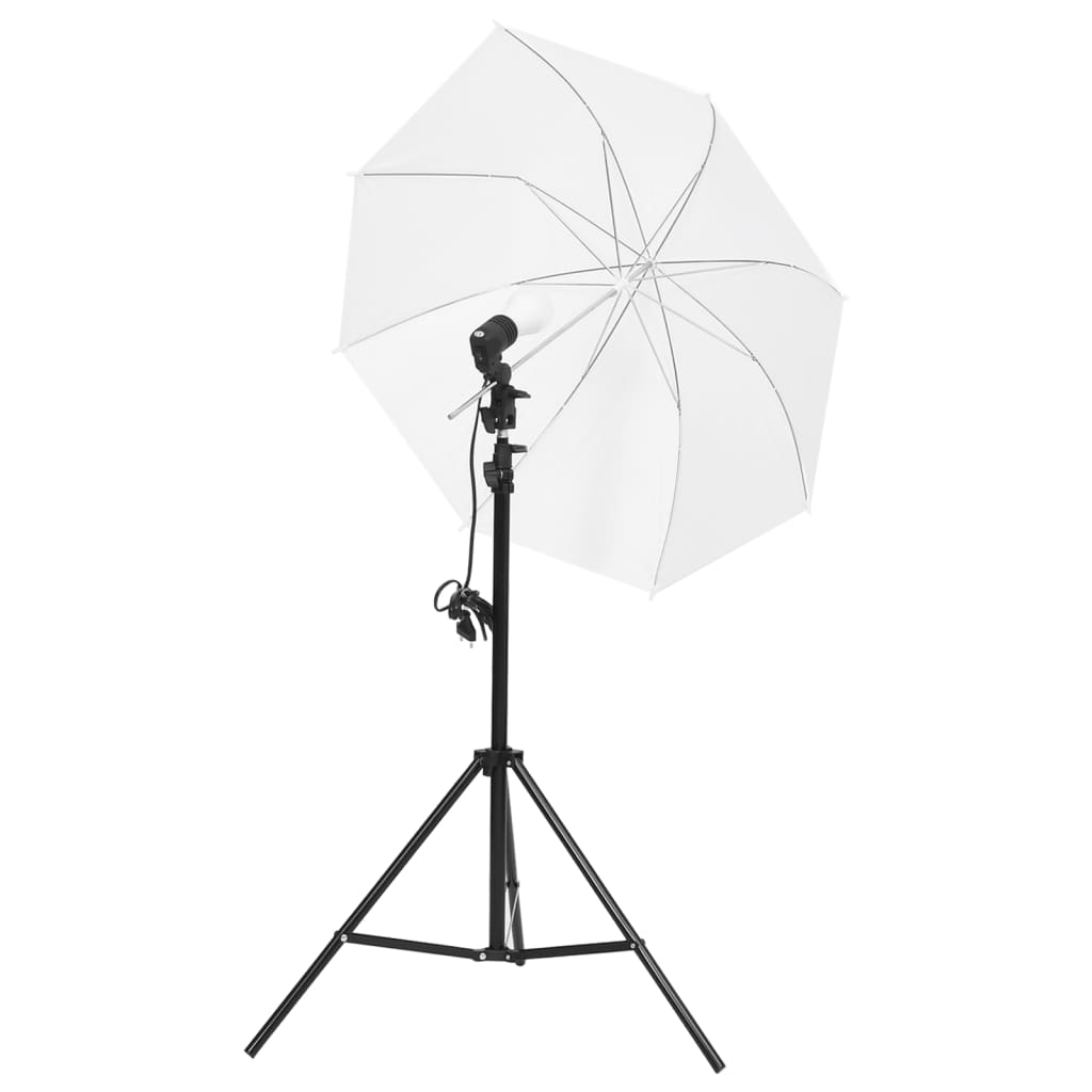 Vidaxl Photo Studio Set mit Beleuchtungssatz Hintergrund und Reflektor